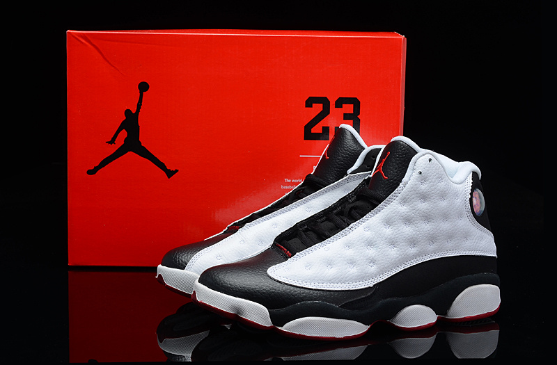 Air Jordan 13 Mens Shoes A Black/White/Red Online